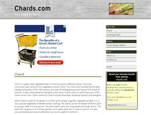 Tablet Screenshot of chards.com